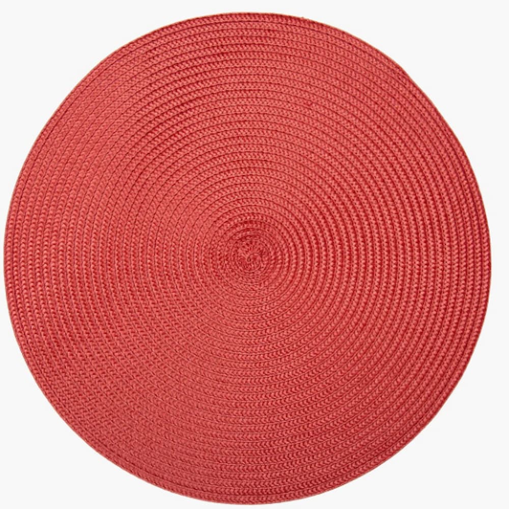 Set X6 Manteles Individuales Rojos Para Comedor