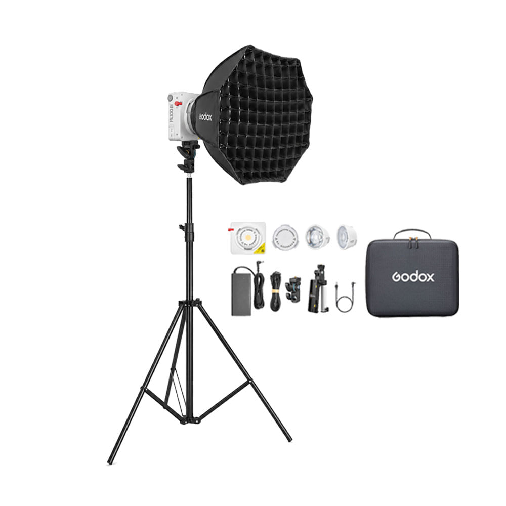Luz Continua Godox ML100R Kit 2 - Parante - Softbox AD-S60S