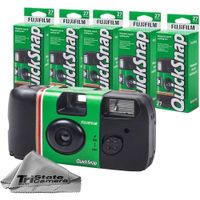 CÁMARA DESECHABLE FUJIFILM QUICKSNAP FLASH 400 35MM PAÑO MICROFIBRA - SET 5 PZS