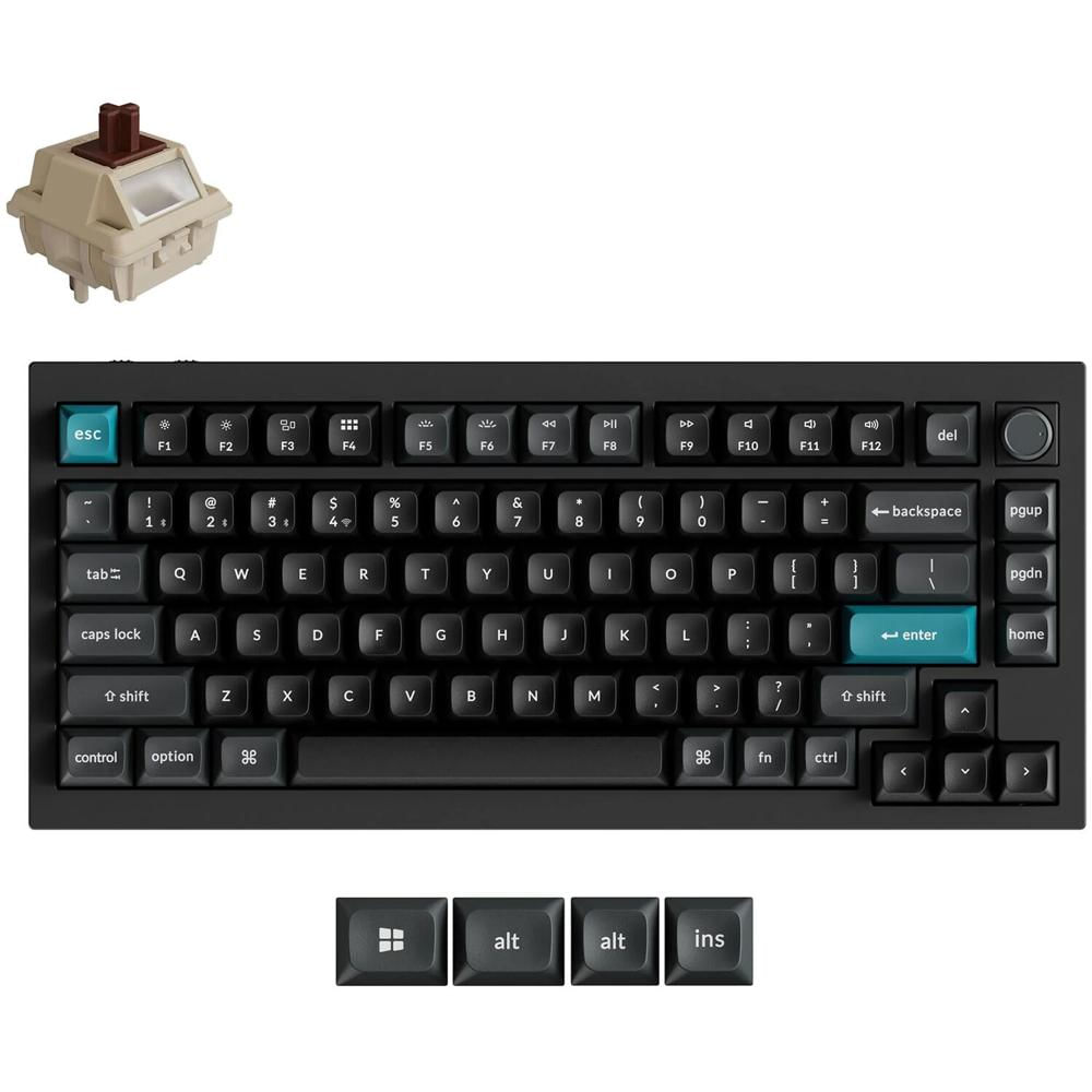 Keychron Q1 Ultra Teclado Mecánico Inalámbrico 8K - Interruptores Táctiles Keychron Sil
