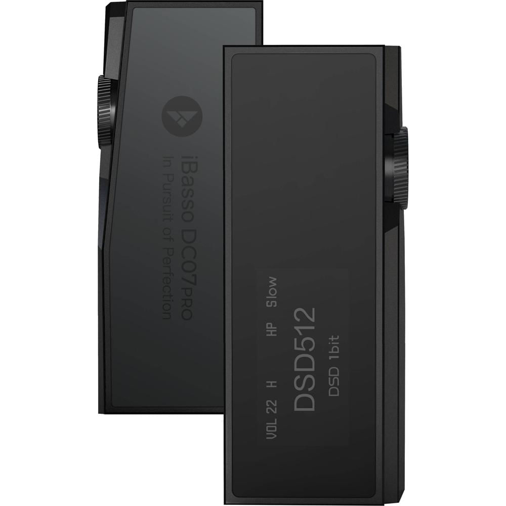 iBasso DC07PRO DAC y Amplificador USB Portátil Hi-Res, 32-Bit/768 kHz, DSD512, 430mW, Sal