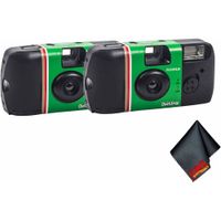 CÁMARA DESECHABLE FUJIFILM QUICKSNAP FLASH 400 PAÑO MICROFIBRA - PACK 2 PZS