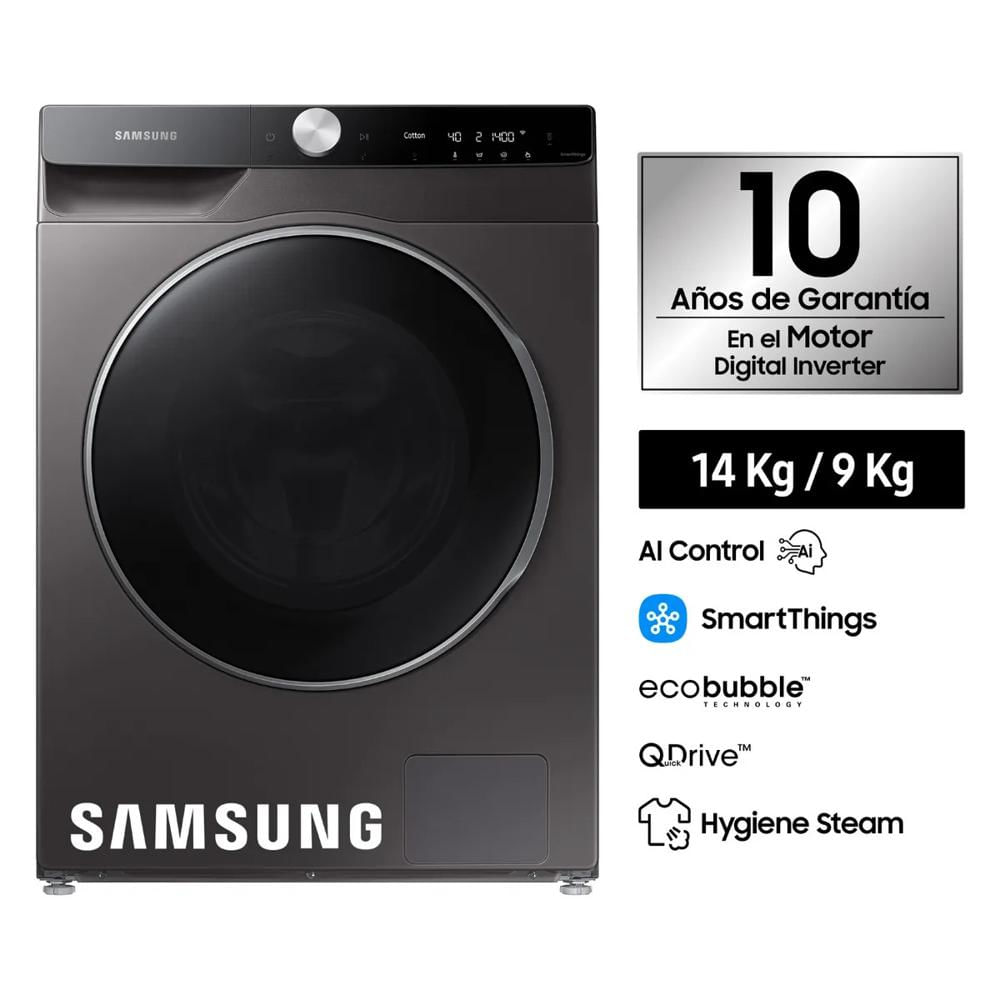 Lavaseca Samsung 14 kg y 9 kg WD14TP04DSX PE