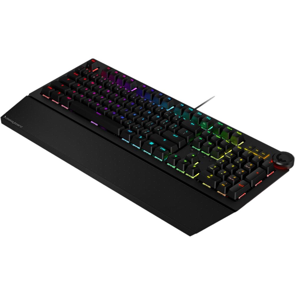 Das Keyboard 5QS Mark II Teclado Mecánico con Switches Cherry Brown, Aluminio Anodizado,