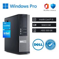 Computadora PC Dell Optiplex Intel Core i5 3.30 GHz 8GB RAM 500GB HDD - Refurbished