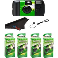 CÁMARA DESECHABLE FUJIFILM QUICKSNAP FLASH 400 TAPA PROTECTORA - PACK 4 PZS