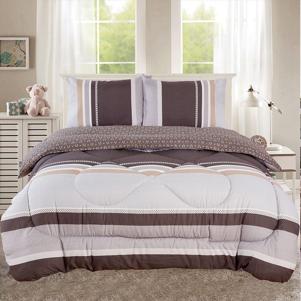 Edredón King y Juego de Sábanas 100 Algodón - Et7