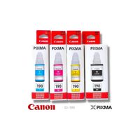 Tinta Canon Gi-190 CMYBK 4 Botellas Alto Rendimiento