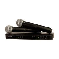 Sistema de Micrófonos Shure BLX288PG58 Inalámbrico Dual para Voz