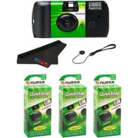 CÁMARA DESECHABLE FUJIFILM QUICKSNAP FLASH 400 TAPA PROTECTORA - PACK 3 PZS