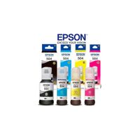 Tinta Epson T504 CMYBK 4 Botellas Alto Rendimiento