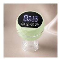 Extractor De Leche Color Verde Eléctrico Recargable Con Pantalla LED Y Biberón