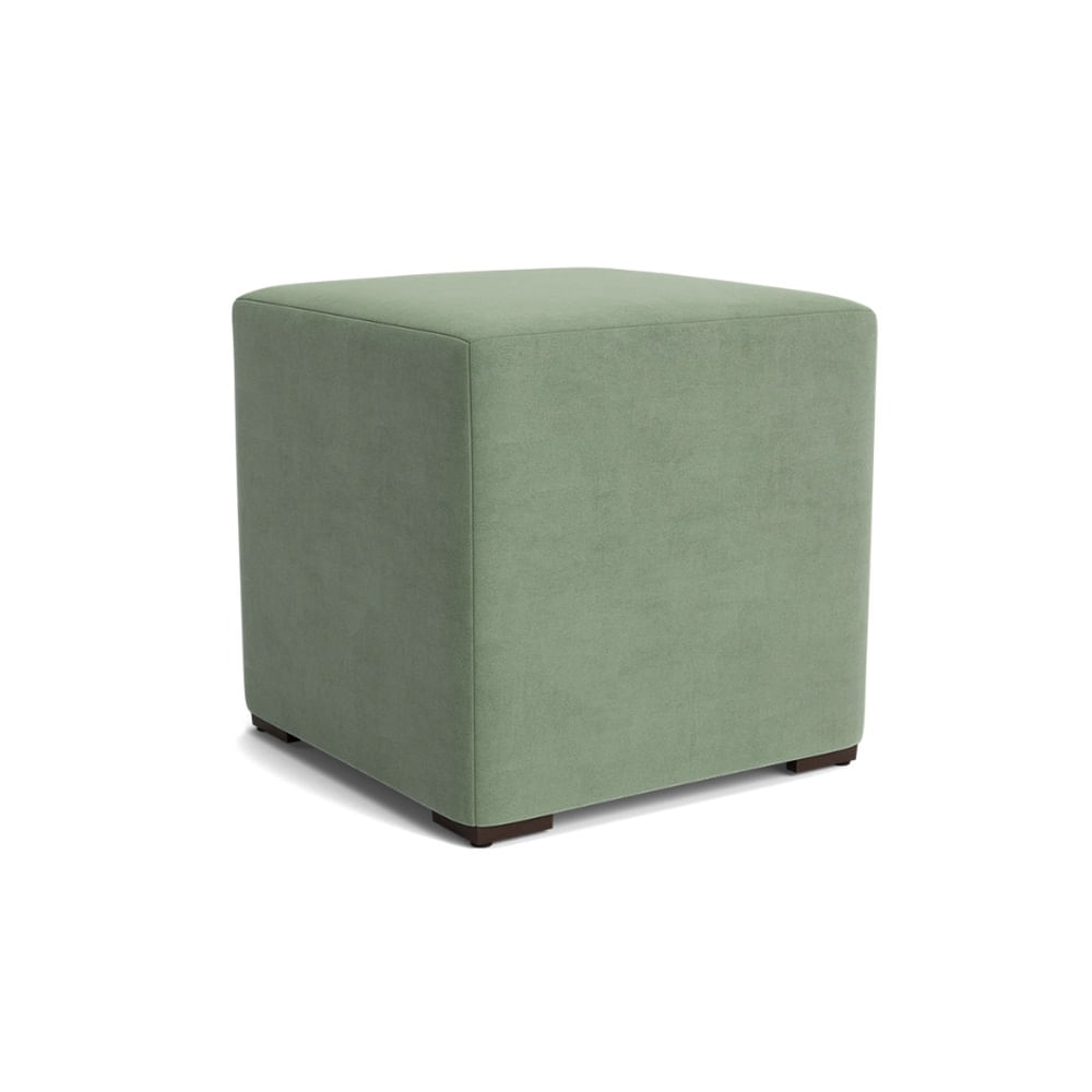 Puff Cubo Verde Oliva Fabiani Home