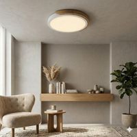 Panel LED Decorativo E27 D27cm Osaka Blanco 48W 3 tiempos ExtraLED