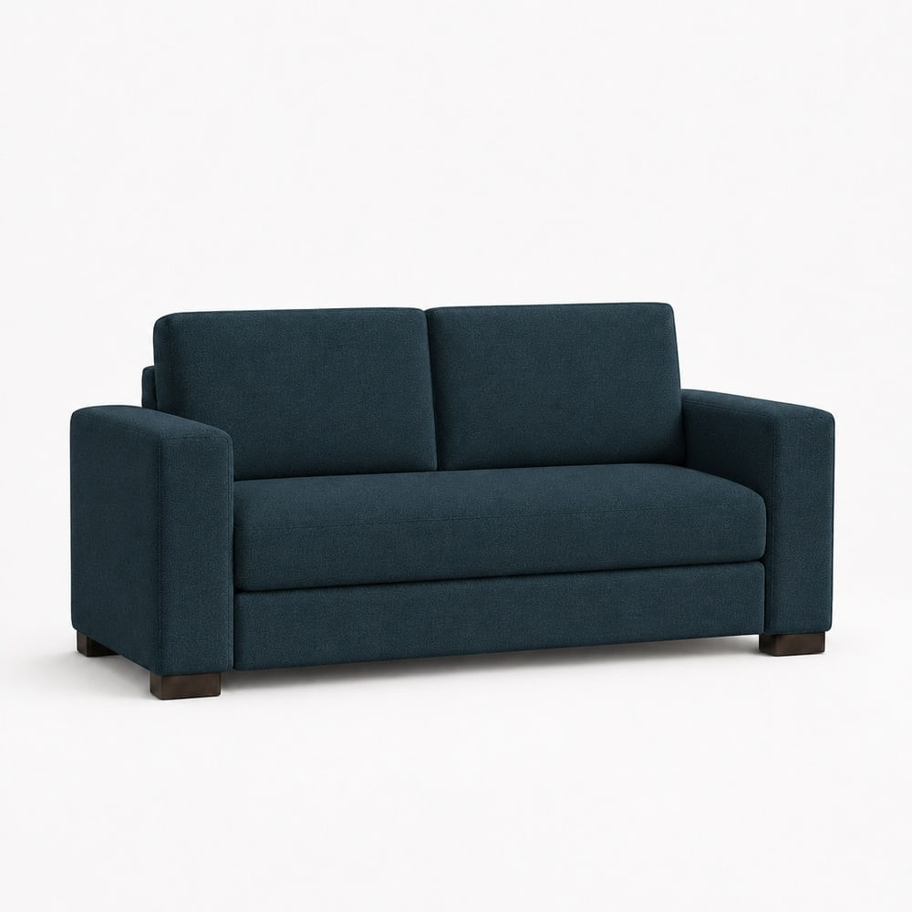 Sofá de 2 Cuerpos Nara Azul Acero Fabiani Home