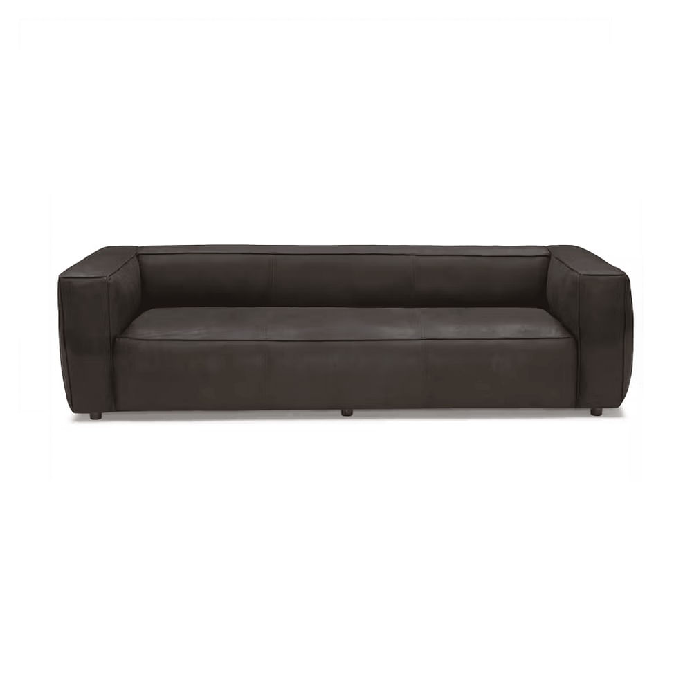 Sofá de 3 Cuerpos Pranna Negro Fabiani Home