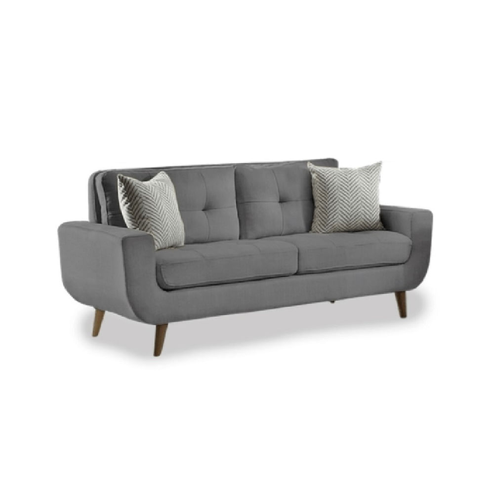 Sofá de 2 Cuerpos Mango Gris Fabiani Home