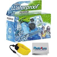 CÁMARA DESECHABLE FUJIFILM QUICKSNAP RESISTENTE AL AGUA 35MM CORREA FLOTANTE - SET 2 PZS
