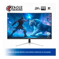 MONITOR GAMER  BOETEC SLIM 2477 CURVO DE 24 PULGADAS - 200HZ - 1MS - FULLHD