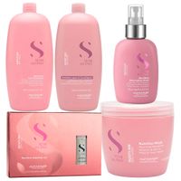 ALFAPARF Semi Di Lino Nutritive Rutina Completa x 5 Unidades 1000 ml