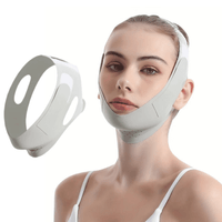 Faja Facial Mentonera Ajuste Lateral Genérico control doble mentón papada Verde