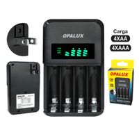 Cargador Para Pila Baterias AA/AAA Opalux OP-BC9012L