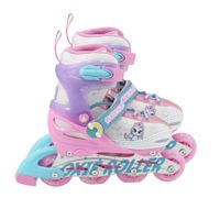 Patines oxie roller para niña ajustable S 31-34 oxie pro rosa morado