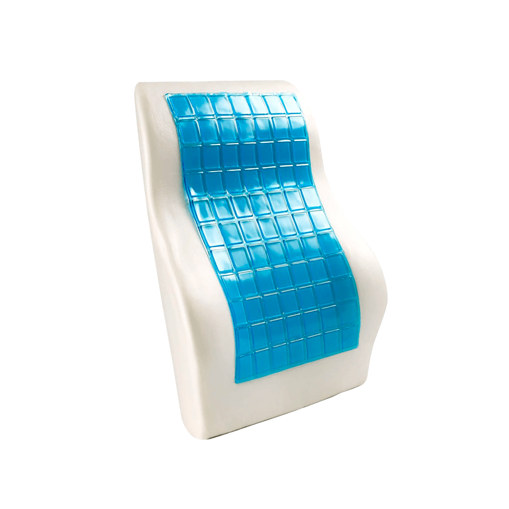 Respaldar Lumbar para Asiento con Gel Memory Foam con Tirantes