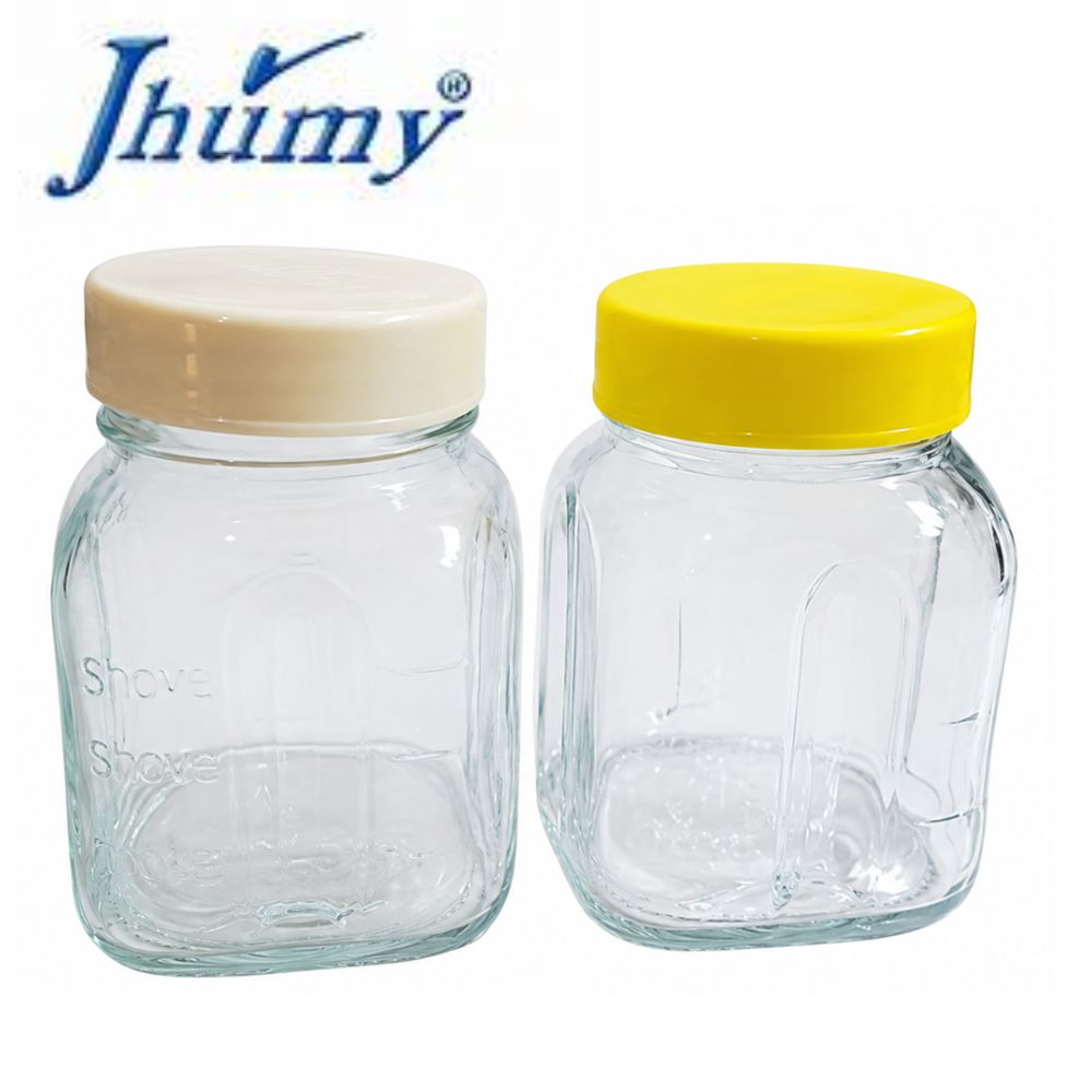 Pack Mini jarras Jhumy de 300 ml vidrio Compatible con Licuadoras Oster