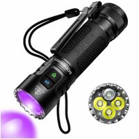 Linterna LED Profesional Sofirn SR23 3300 Lúmenes USB-C Con Luz UV 365nm Base Magnética IP68