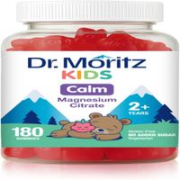 Gomitas de Magnesio DR. MORITZ Calmantes Sin Azúcar sabor Frambuesa para Niños 180 und
