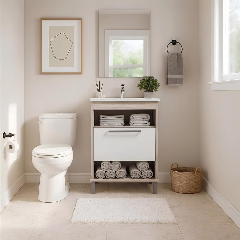 Mueble de Baño Cocona Nacar y Blanco | Masiva Home