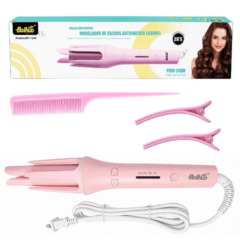 Rizadora Automático Rosa Baihuo Con Temperatura Ajustable