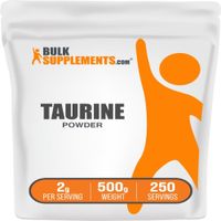Taurina en polvo Bulk Suplements Suplemento de taurina suplemento de aminoácidos para energía 500G