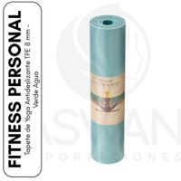 Mat de Yoga Fitness 8 mm Verde Agua