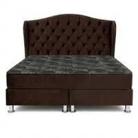 Combo Dormitorio Europeo Artemisa King  - Colchón Ortopédico