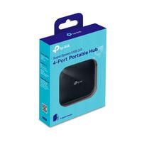HUB TP LINK UH400 USB 3 0 4 PUERTOS PORTABLE COLOR BLANCO   PN UH400