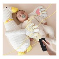Peluche Arrullador de apego para Bebés con Función de Palmadas Patito