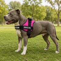 Pechera para Perros Service Dog Fuccia XL