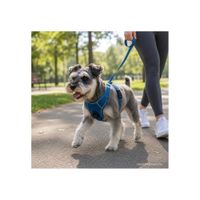 Pechera para Perros con AIRTAG Azul Acero Talla M