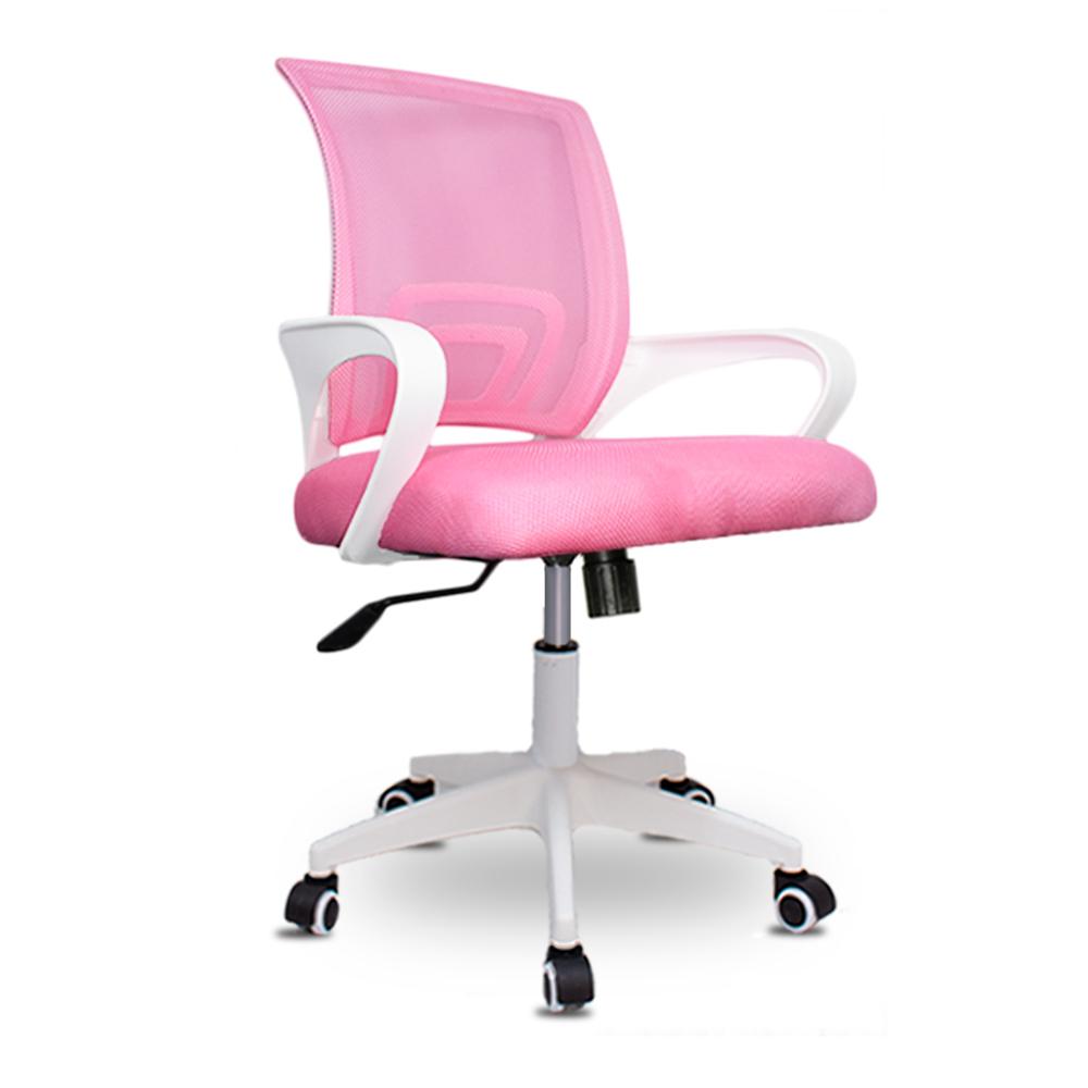Silla de Oficina Ergonómica Ava con Soporte Lumbar - Fucsia