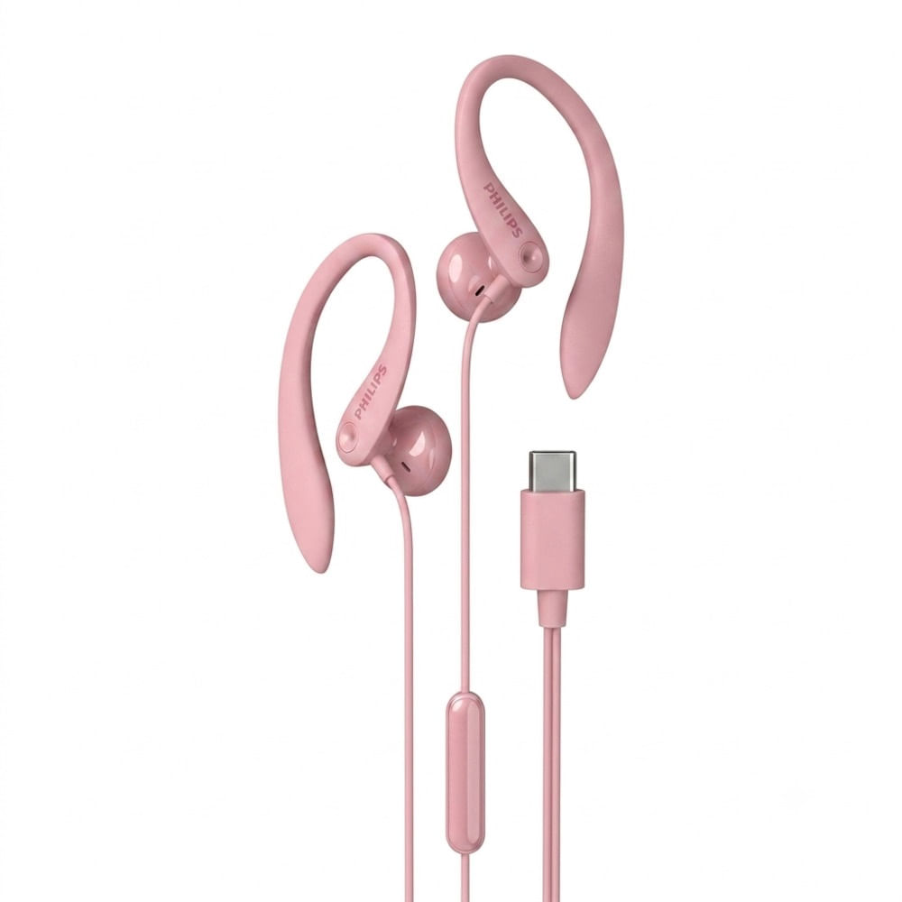 Audifonos intrauditivos con gancho SHS3505MD Philips - ROSADO