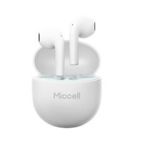 Miccell BH12 Audífonos TWS Bluetooth In Ear Gaming con Sonido Estéreo 3D