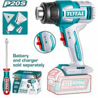 Pistola de Calor Inalámbrica Total 20V Industrial P20S Sin Batería ni Cargador TBLI2008