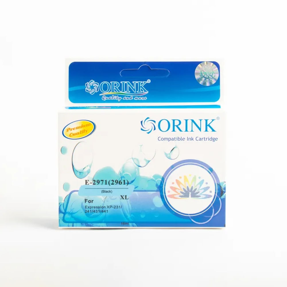 Cartucho de tinta Compatible Orink E 297 1 -296 1 16 ml Negro  Black