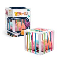 Juguete Didáctico Cubo Ligas de Encaje para Bebes