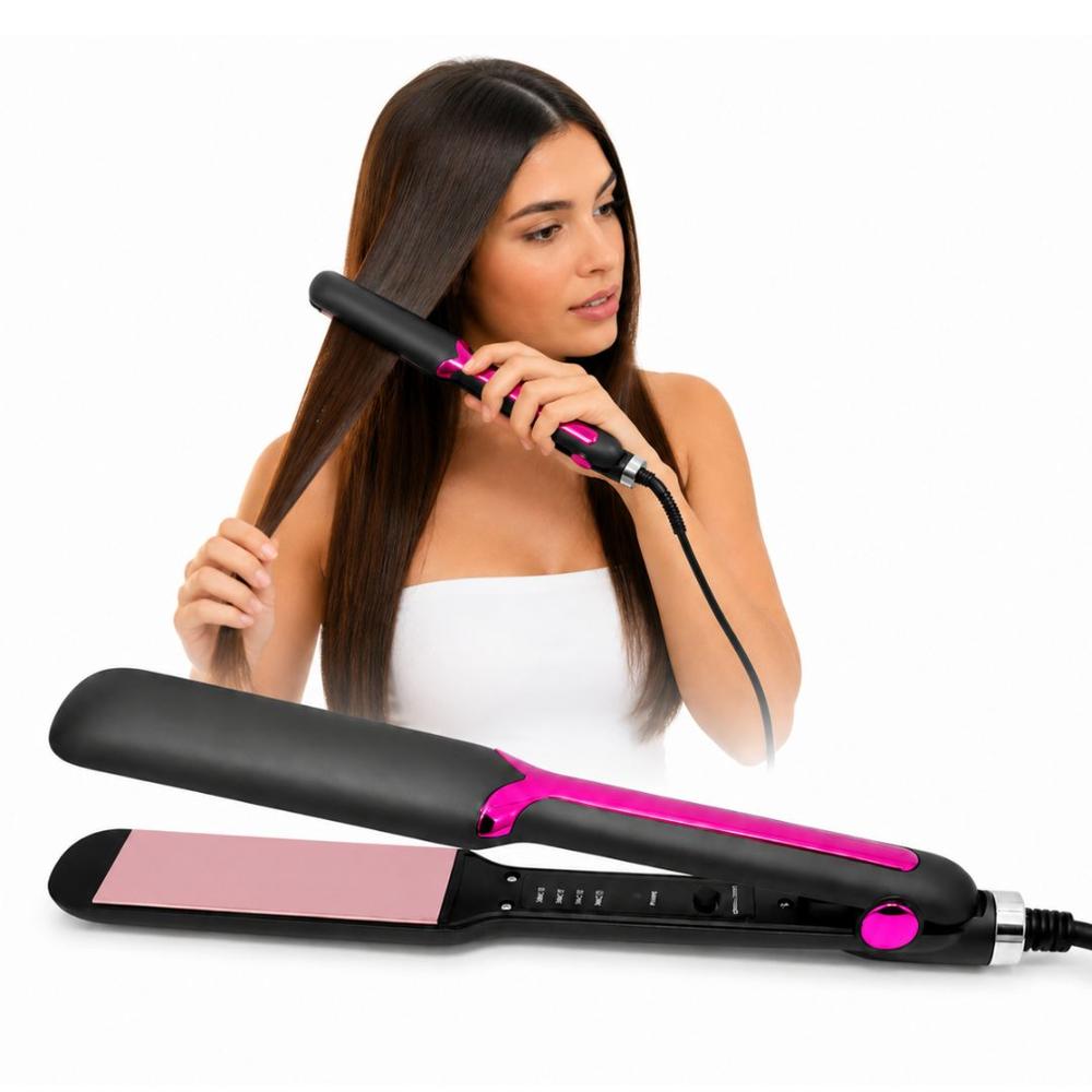 Plancha de Pelo Alisador Profesional para Cabello PTC HL2580 T 160 C-220 C Fucsia
