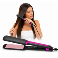 Plancha de Pelo Alisador Profesional para Cabello PTC HL2580 T 160 C-220 C Fucsia