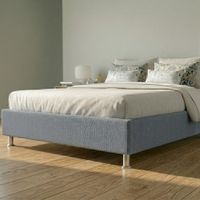 Box Tarima Essenza 1.5 Plazas - Gris Claro