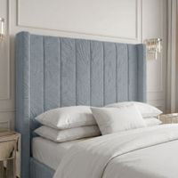 Cabecera Duna Queen - Gris Claro